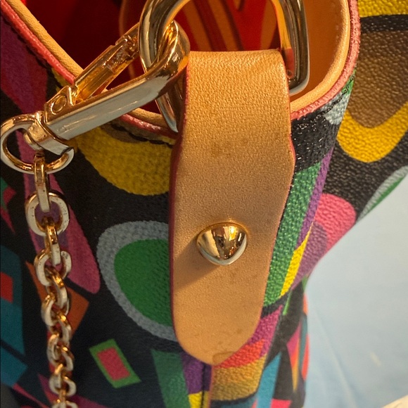 Dooney & Bourke Multicolor Graphic Shoulder Bag - Picture 12 of 15